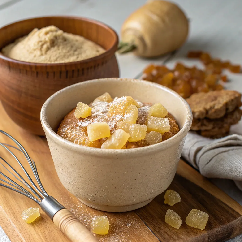 storing crystallized ginger in jar