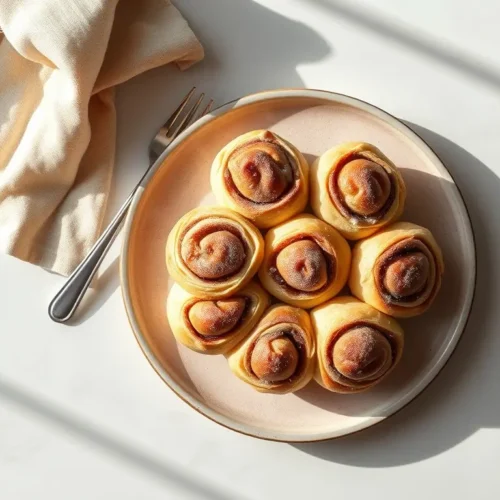 Delicious apple cinnamon overnight rolls