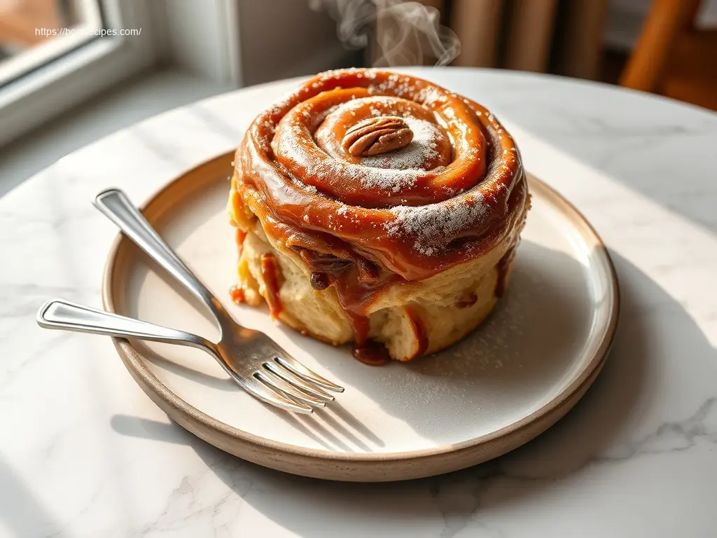 Delicious Apple Pecan Sticky Buns for Thanksgiving morning feast