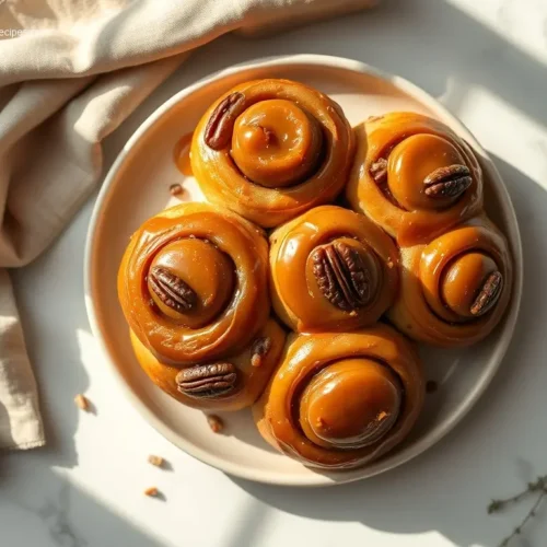 Delicious Apple Pecan Sticky Buns for Thanksgiving morning feast