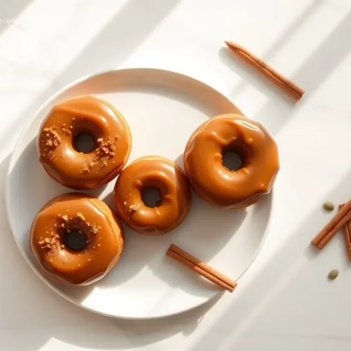 Delicious Caramel Pumpkin Spice Donuts for Thanksgiving