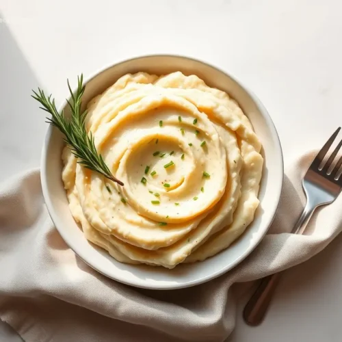 Delicious Roasted Garlic Herb Mashed Potatoes, perfect side dish
