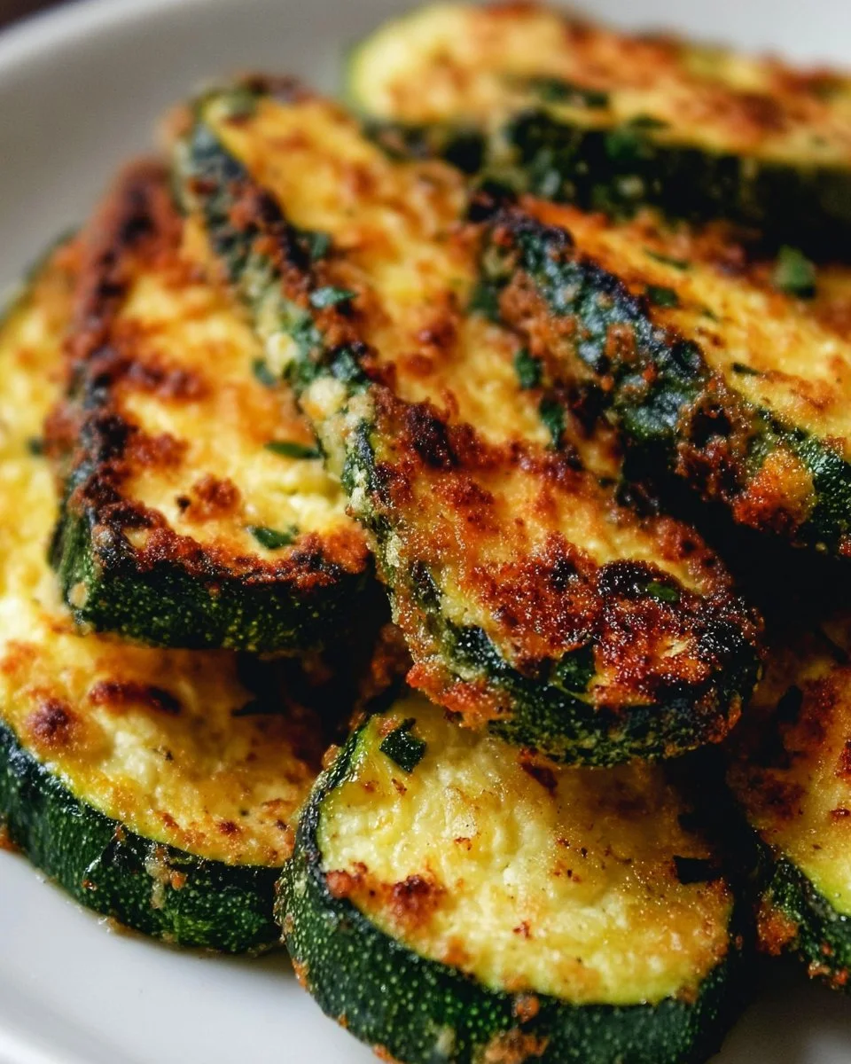 Crispy air fryer zucchini served with dipping sauce