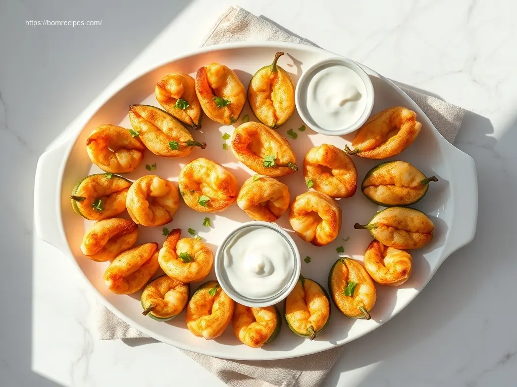 Baked Jalapeno Shrimp Poppers delicious appetizer