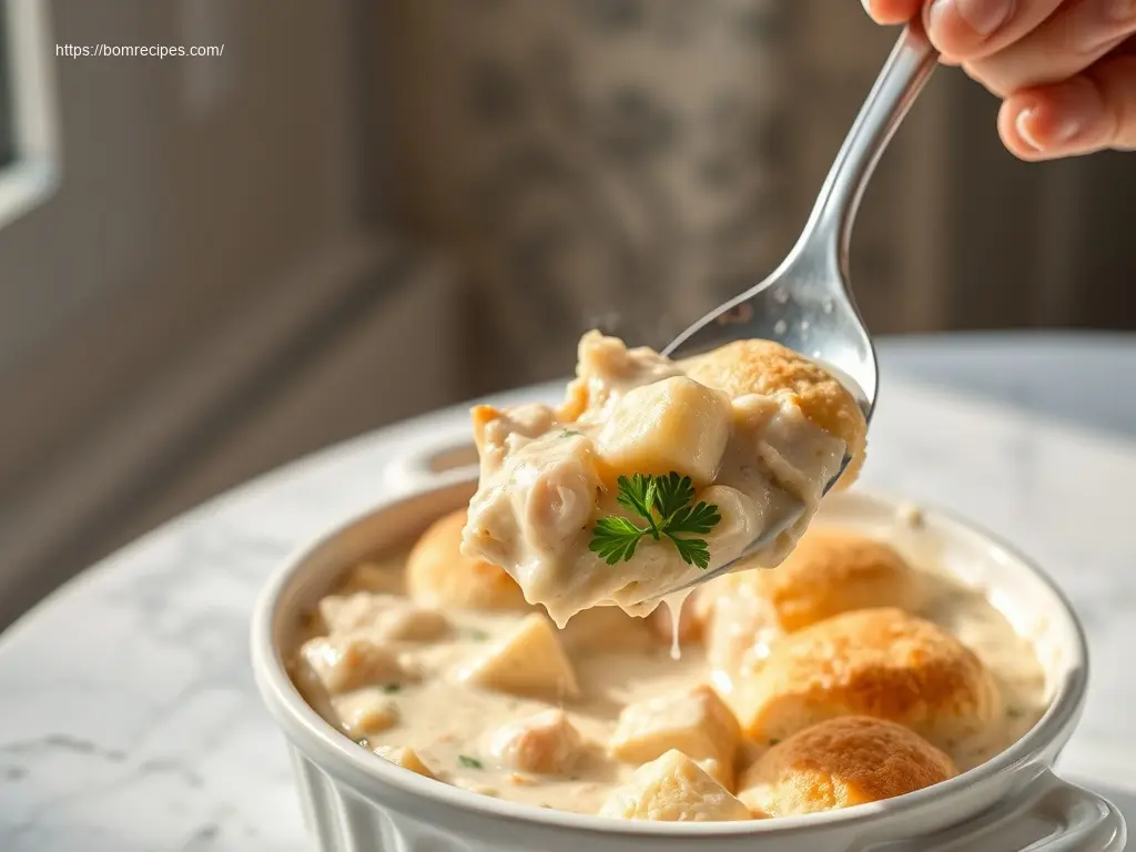 Delicious Biscuit-Topped Chicken Pot Pie a perfect comfort food