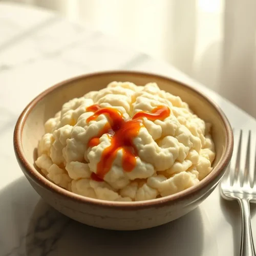 Spooky cauliflower brain mash a healthy Halloween recipe