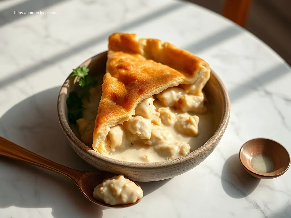 Delicious chicken pot pie with puff pastry Crockpot hack