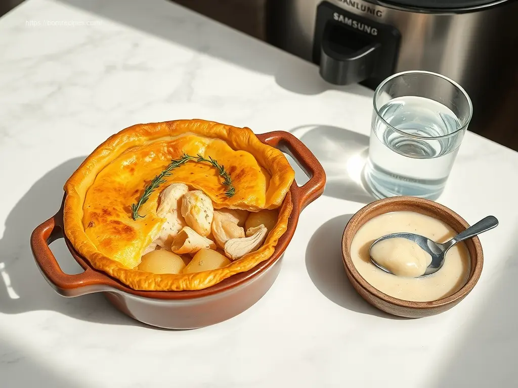 Chicken Pot Pie with Potatoes in Slow Cooker: The Best 1-Pot Comfort Food