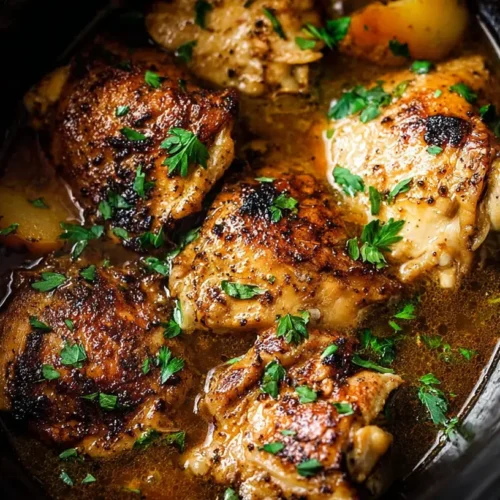 A delicious Crockpot Chicken meal with mixed vegetables.