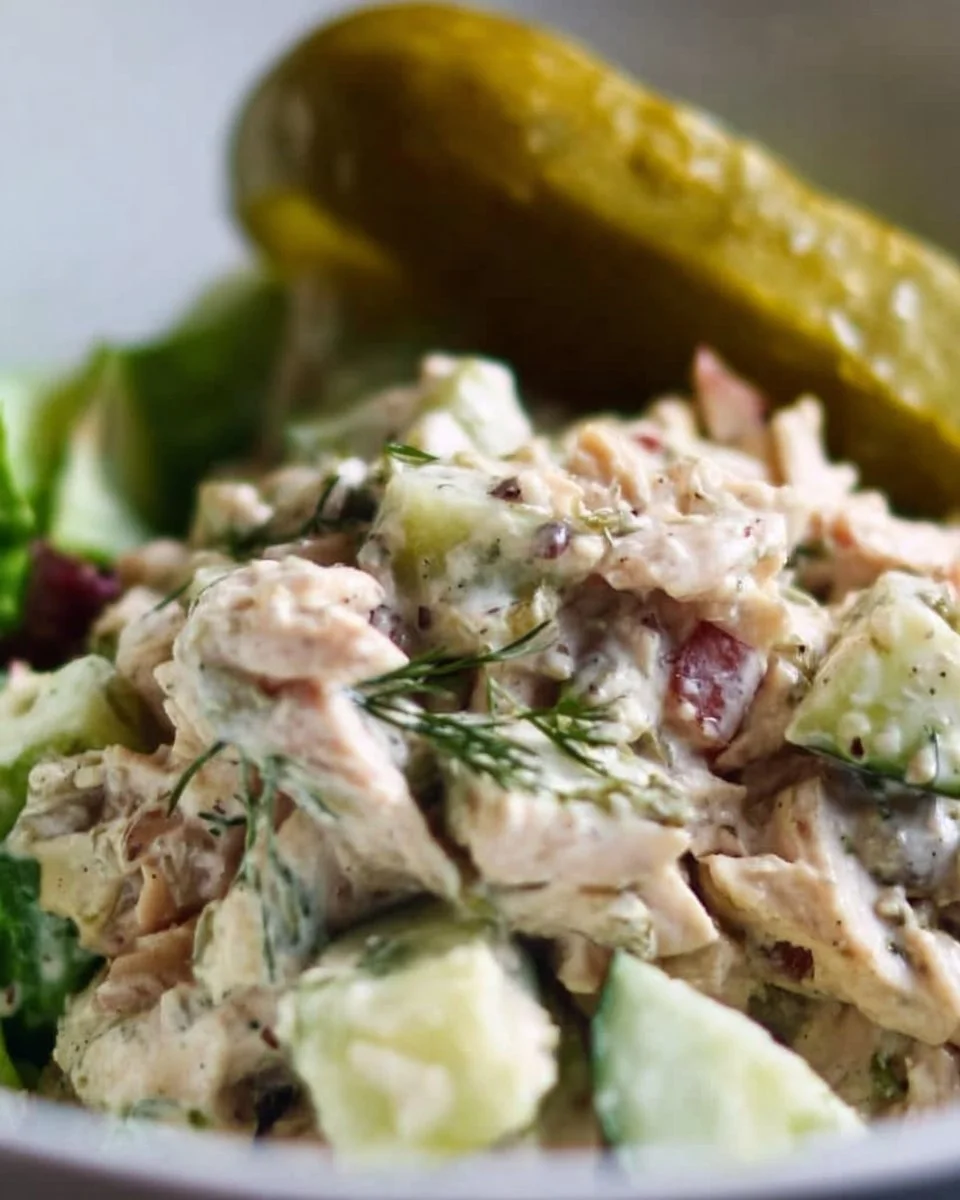 Dill Pickle Chicken Salad