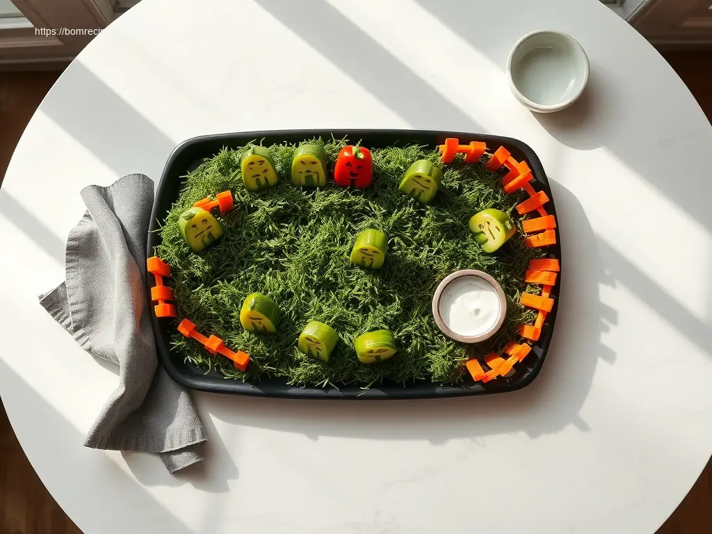 Graveyard Veggie Platter: 9 Simple Spooky Side Dishes