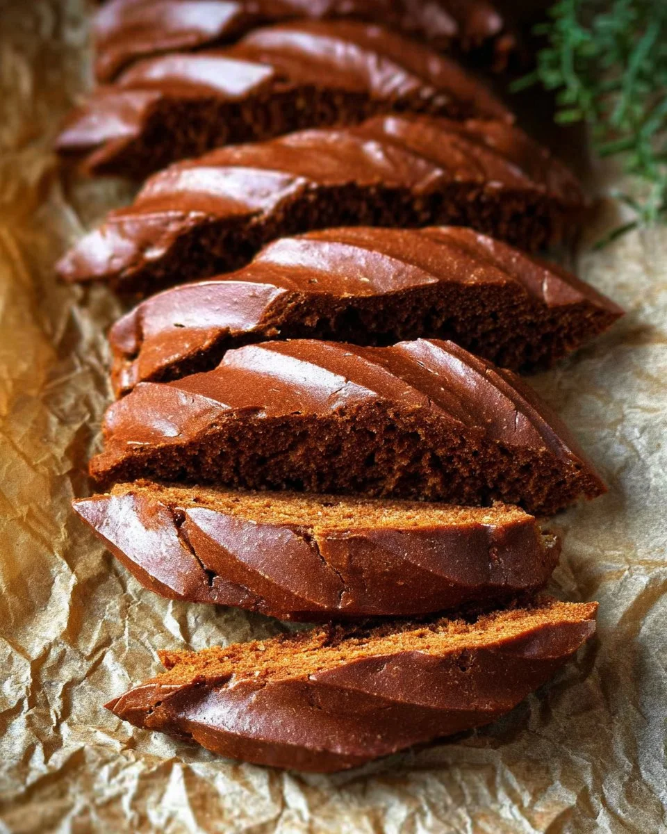 Magenbrot - traditional spiced gingerbread treat with a rich flavor