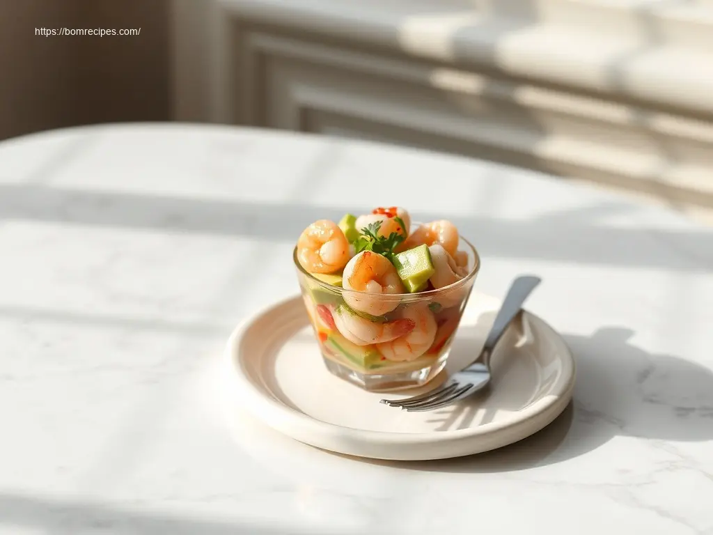 Delicious Shrimp Avocado Salsa Cups an easy healthy appetizer