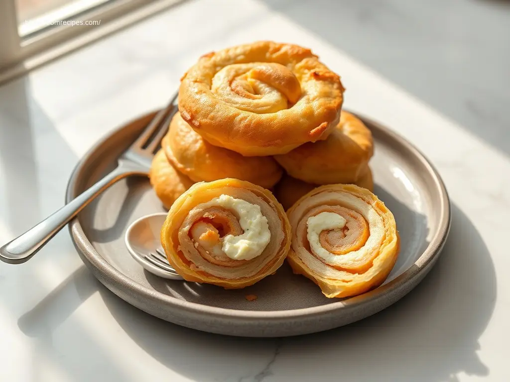 Delicious Shrimp and Cream Cheese Pinwheels appetizer