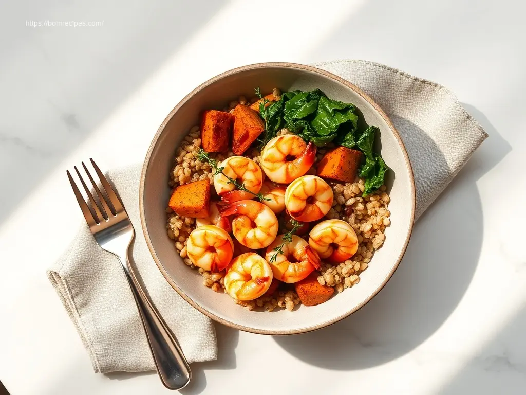 Shrimp and Farro Harvest Bowl: How 2 Make It Festive