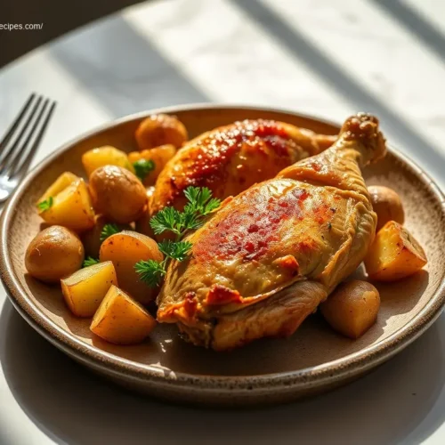 Delicious Vampire Slayer Garlic Chicken dish