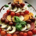 A table laden with various Christmas food dishes for a festive gathering.