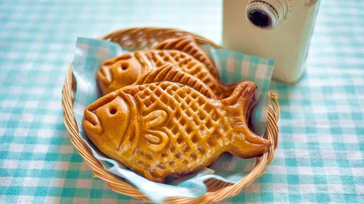 Colorful fish-shaped cake, perfect for a child's birthday party.