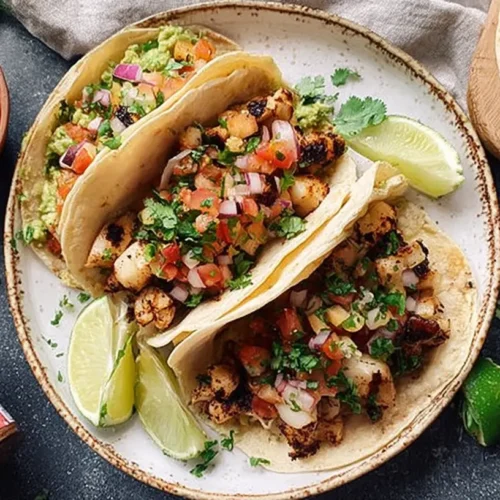 A vibrant display of various easy Mexican food recipes, showcasing simple ingredients and preparation.