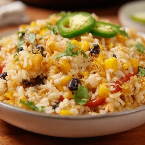 Various rice recipes for dinner side dishes, ready to serve