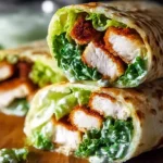 Multiple irresistible chicken Caesar wraps, neatly arranged and ready to eat