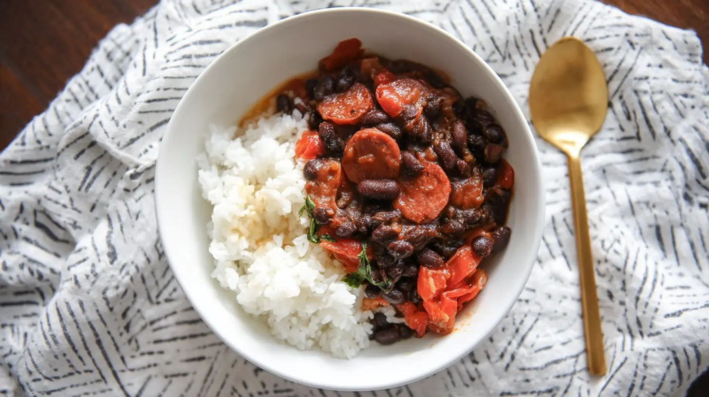 Several freshly prepared 30 minute meals arranged appealingly on a kitchen counter.