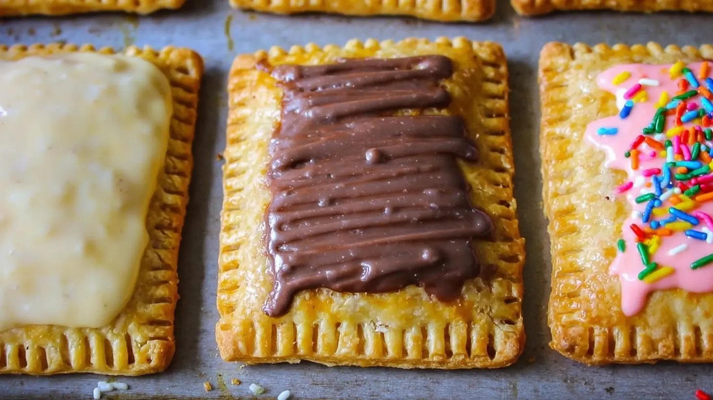 A plate of freshly baked Homemade Pop Tarts.