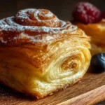 Assorted sweet puff pastry creations, showcasing their flaky layers and appealing textures.