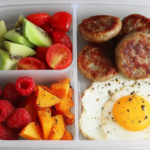 Various quick prep easy breakfast ideas laid out on a table.