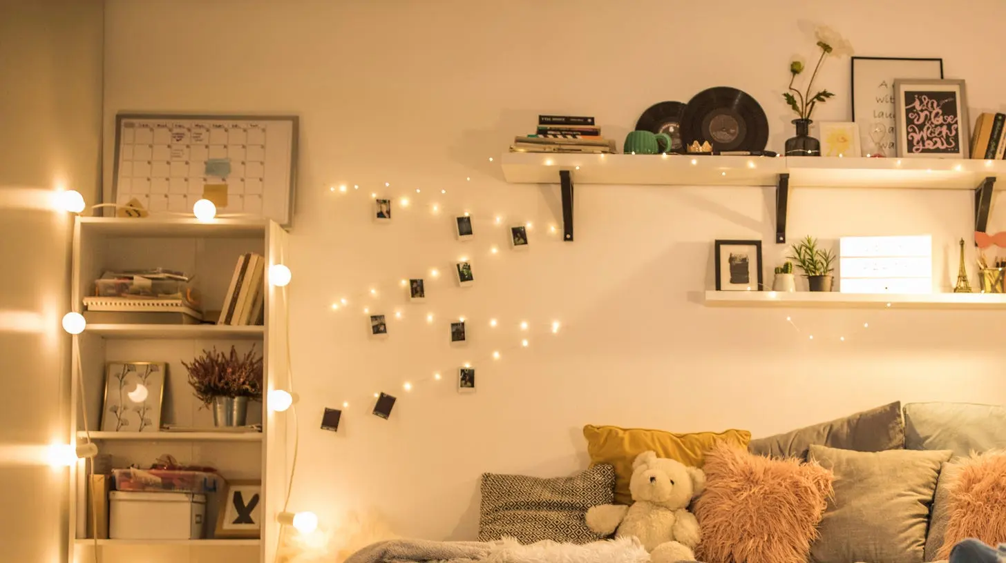 Collection of modern dorm room decor ideas for inspiration.