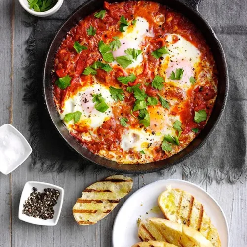 A vibrant flat lay showcasing various effortless breakfast recipes.